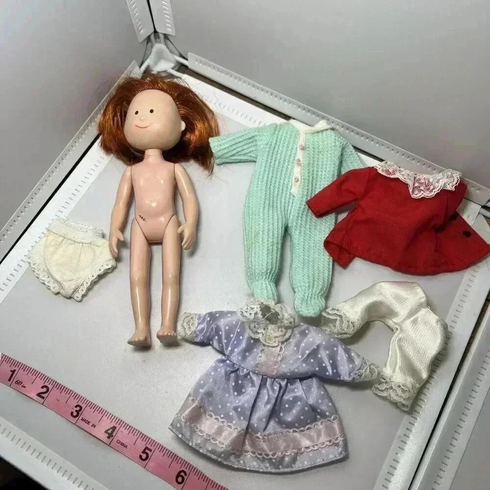 Madeline Doll Eden Pajamas, Dress, Clothes Doll 7” 1998